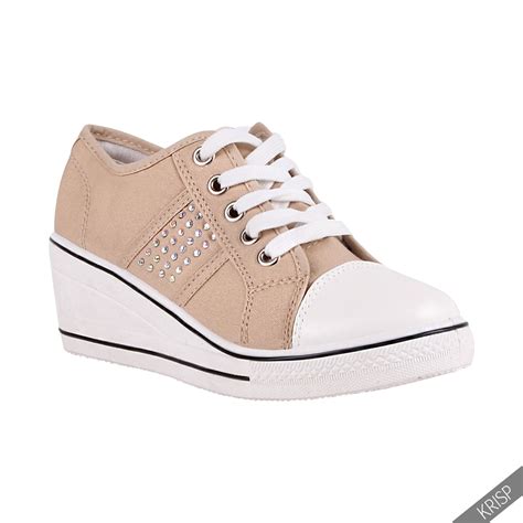 wedge heel sneakers for women.